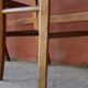 Ensemble de 5 chaises dépareillés en paille