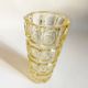 Pressed molded glass vase 50s Height 25 cm