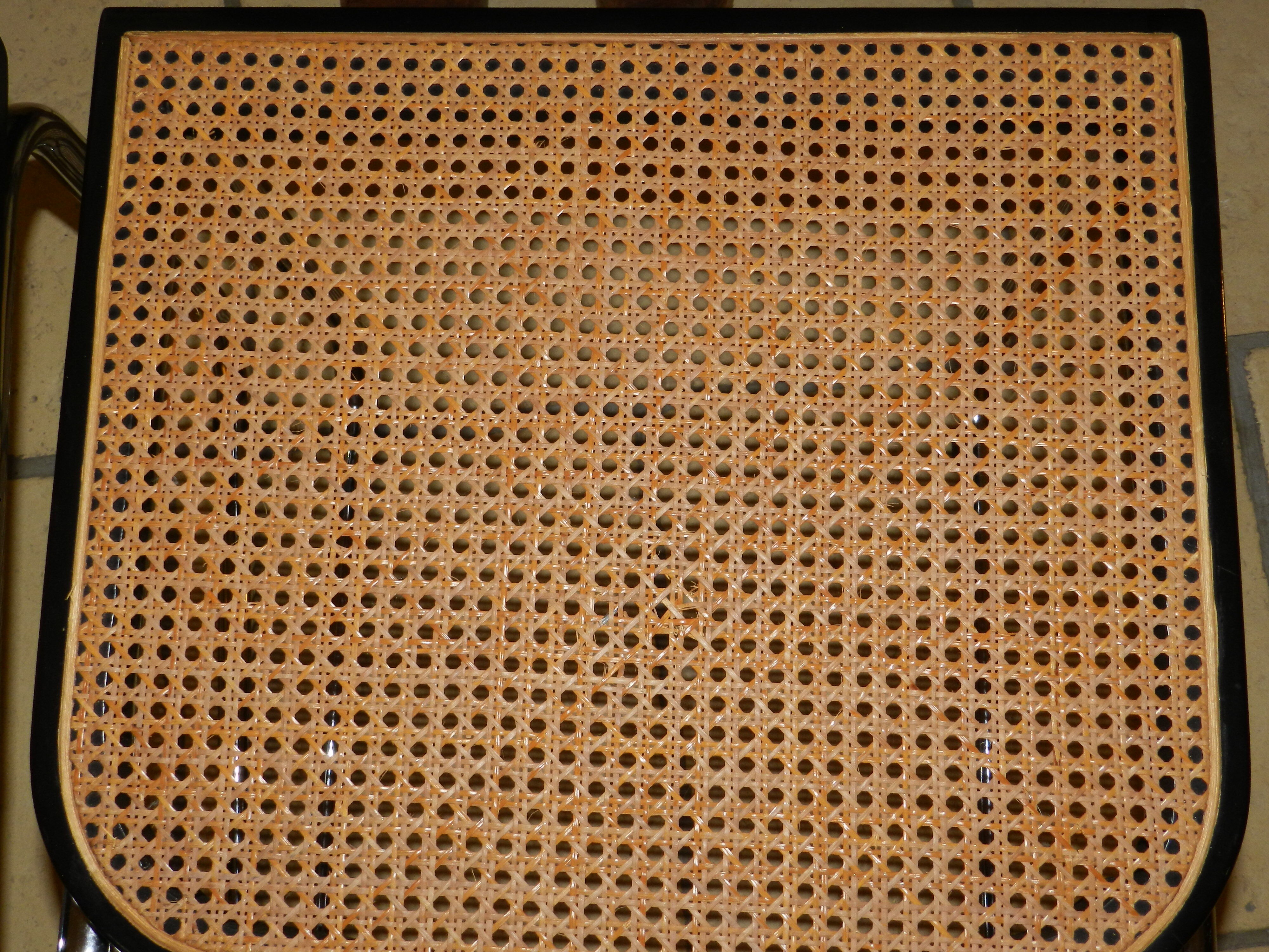 4 chairs Marcel Breuer model Cesca edition Gavina