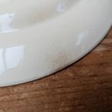 Old Lonchamp ceramic plate, Chardon Terre de fer model