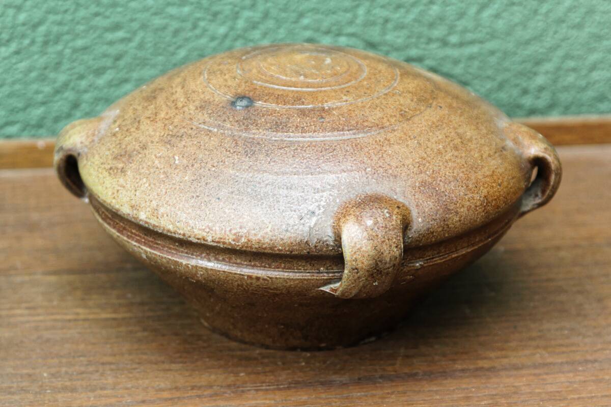 Stoneware gourd toad