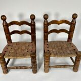 Paire de chaises bretonnes années 30