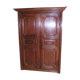 Old wardrobe of manor or castle XIXth in oak