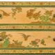 Chiffonnier en bois peint de style chinoisant
