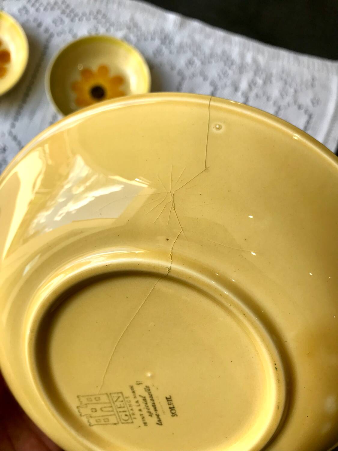 Gien soup plates