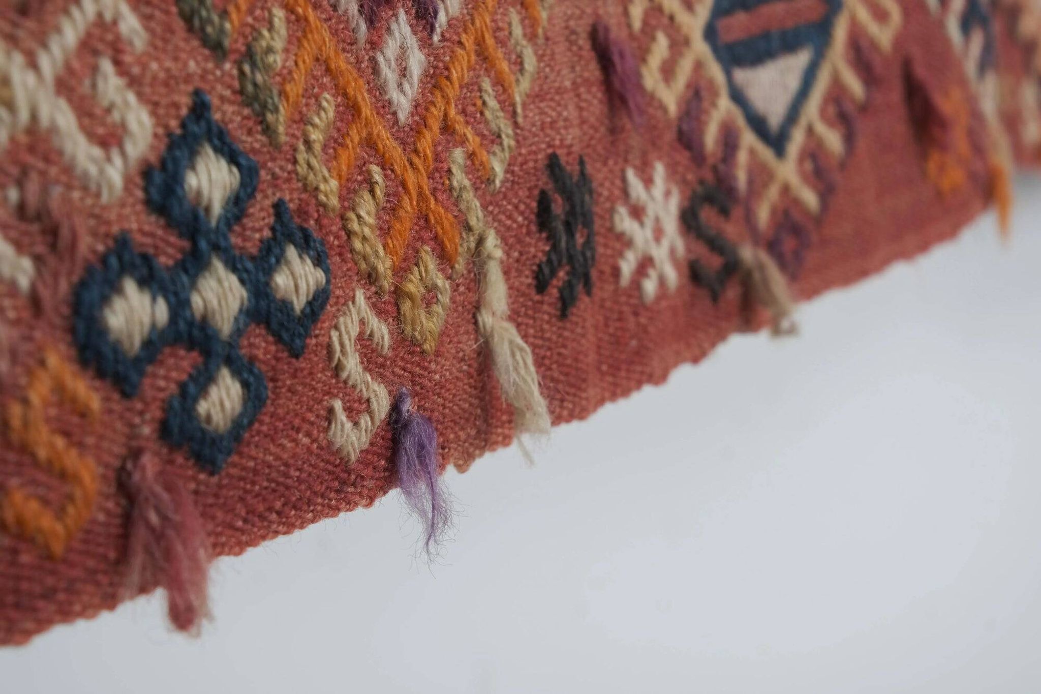 Kilim turc vintage tissé main 156x377 cm