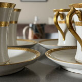 4 coffee cups - gda limoges