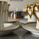 4 coffee cups - gda limoges