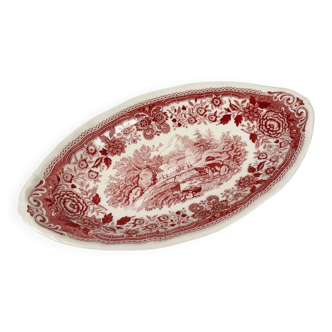 Small oval dish "Burgenland", Villeroy & Boch, red
