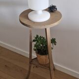 Old pedestal table driftwood