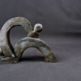 "Union of Movements" Contemporary and abstract terracotta sculpture