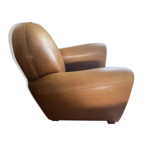 Fauteuils club en cuir - antique
