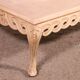 polychrome wooden coffee table