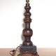 Pied de lampe en bois tourné H44cm