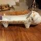 Porcelain pig's head serving dish for sausage