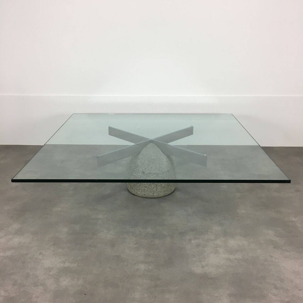 Paracarro coffee table by Giovanni Offredi for Saporiti, Italy 1970.