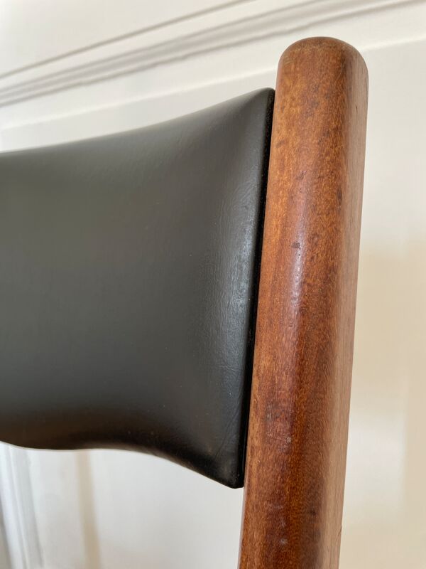 Paire de chaises scandinaves vintage 1960