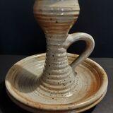 Sandstone hand candle holder signed sandstone of the twentieth century marsh