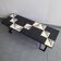 Important vintage coffee table 1950 ceramic & steel 50s 1950s vallauris