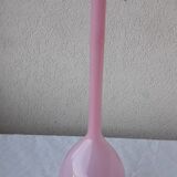 Pink opaline single-flower vase