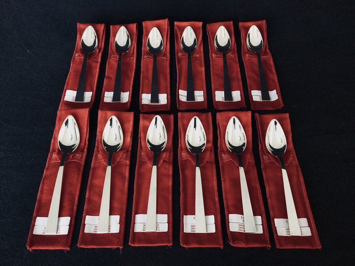 12 teaspoons/dessert silver robbe and berking house