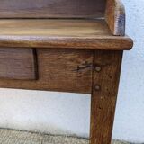 Rustic solid oak desk