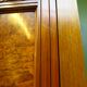 Walnut compactum wardrobe with mirror