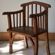 Fauteuil enfant campagnard vintage