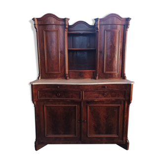 English mahogany shelf sideboard 19th