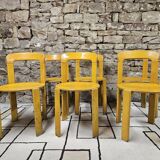Lot of vintage bruno rey 1970" chairs