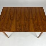 Mid-century dining table walnut vintage 60s Extandable