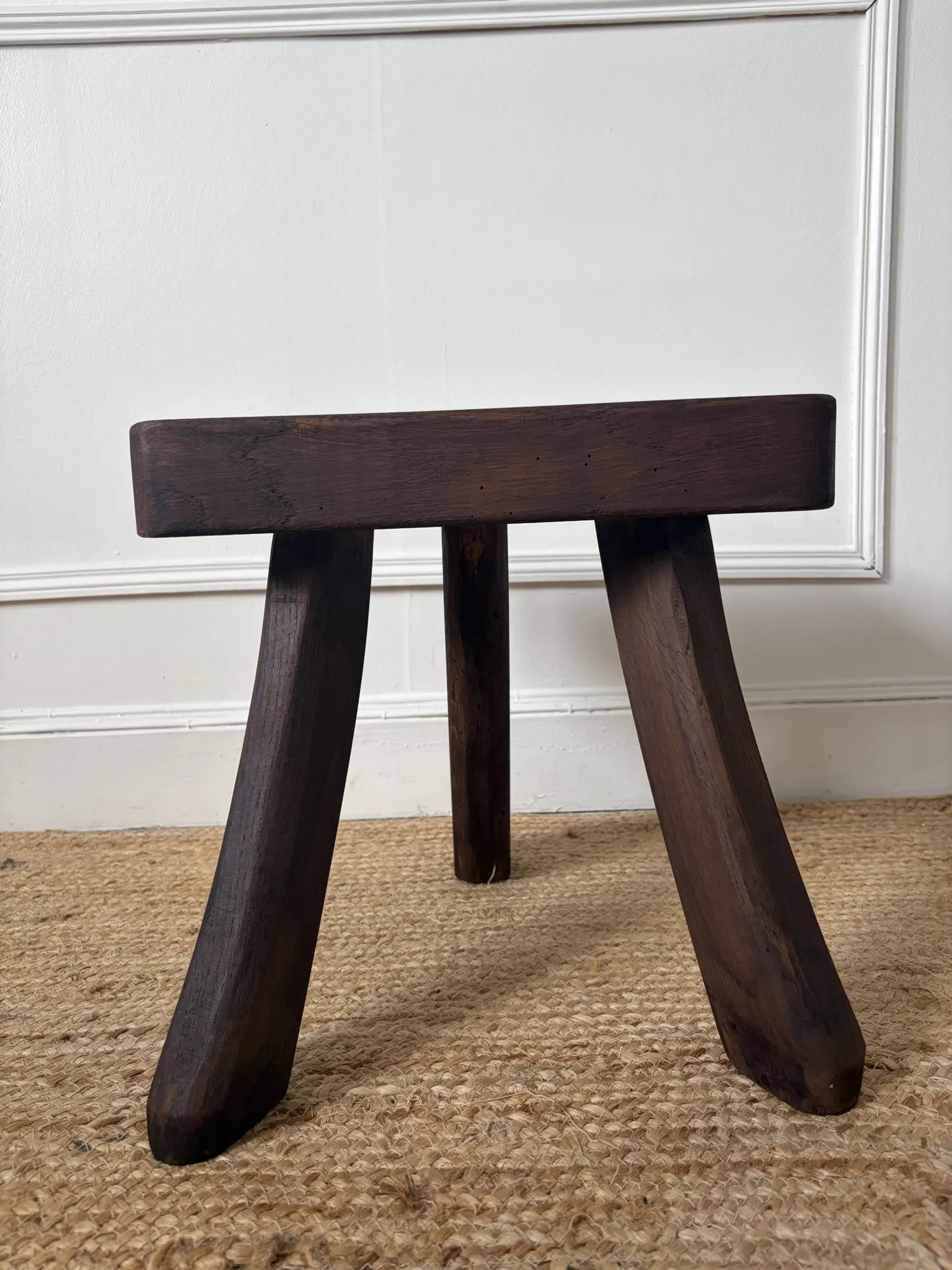 Brutalist tripod stool