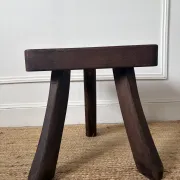Brutalist tripod stool