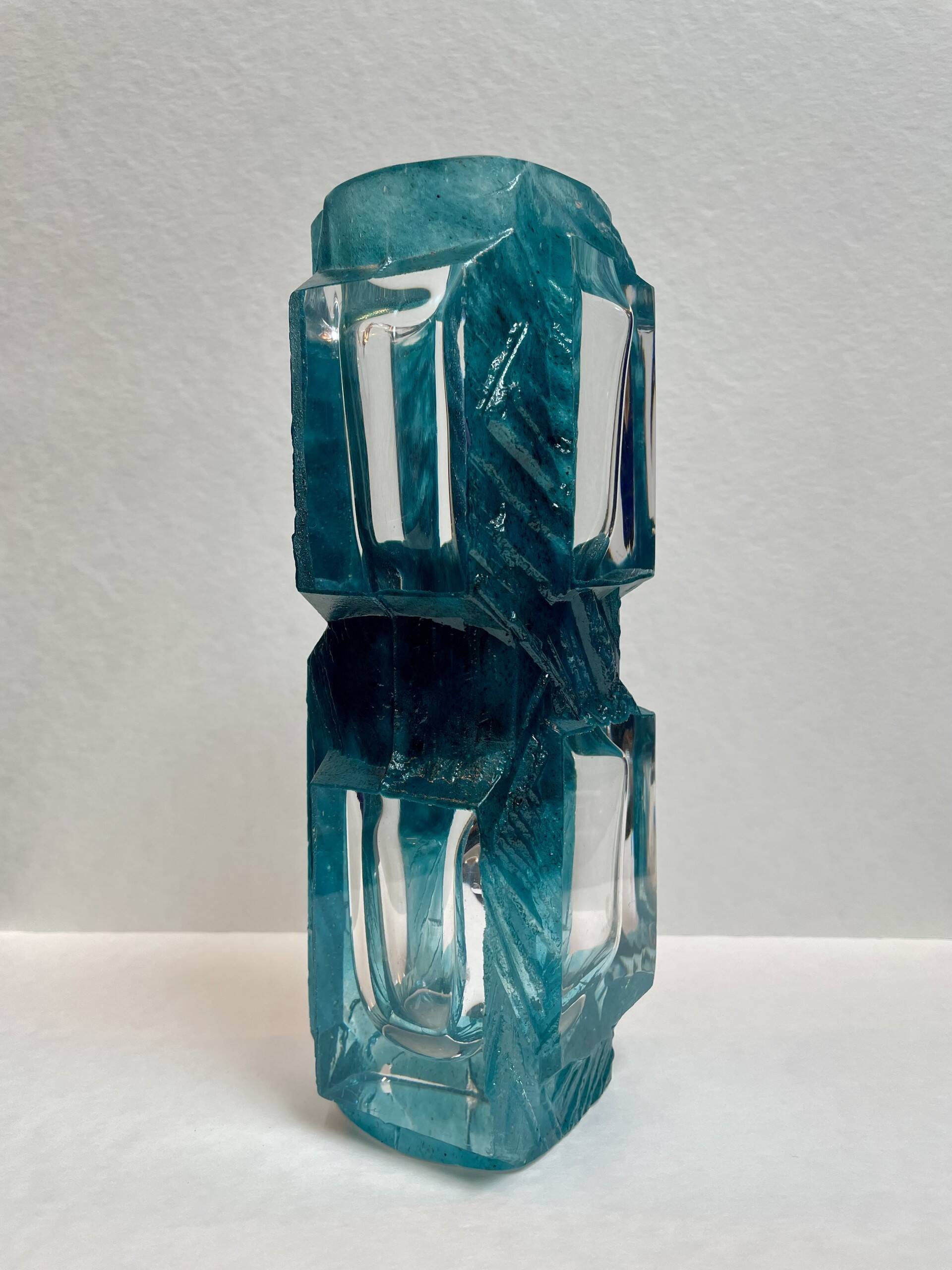Vase Argos en cristal par l'artiste César pour Daum