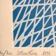 Lithographie originale de c.du plessis.structure,1996