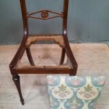 Series of 4 mahogany chairs