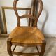 Deux chaises paillées création artisanale années 80