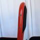 Set of 6 red & black metal chair: space age stackable dining chair baša