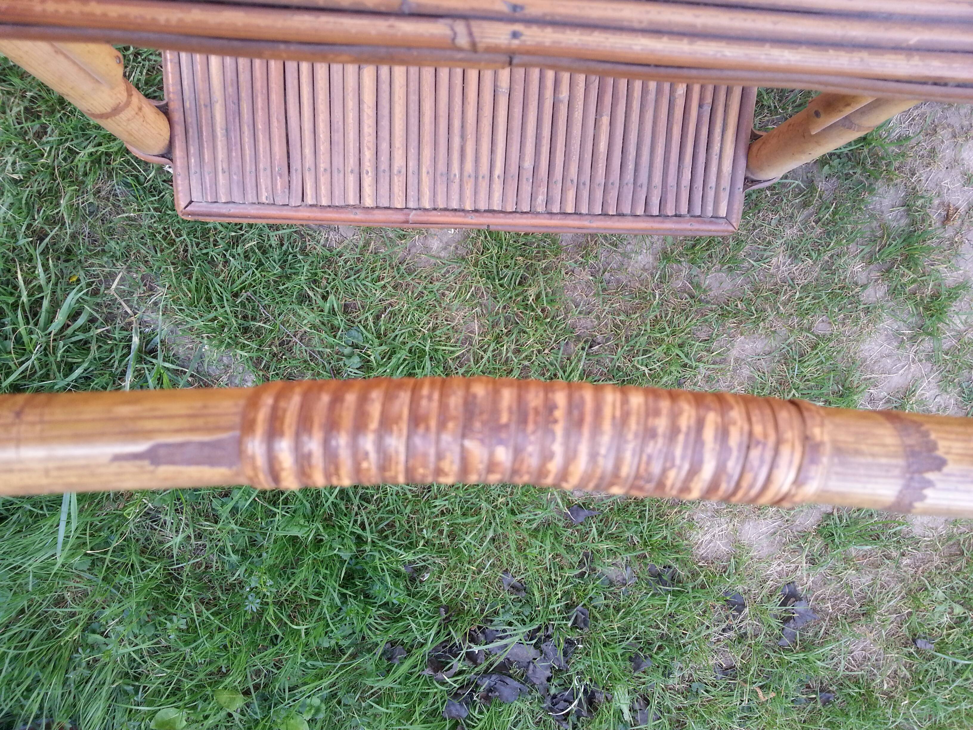 Service or bar rolling vintage 1960/70 bamboo