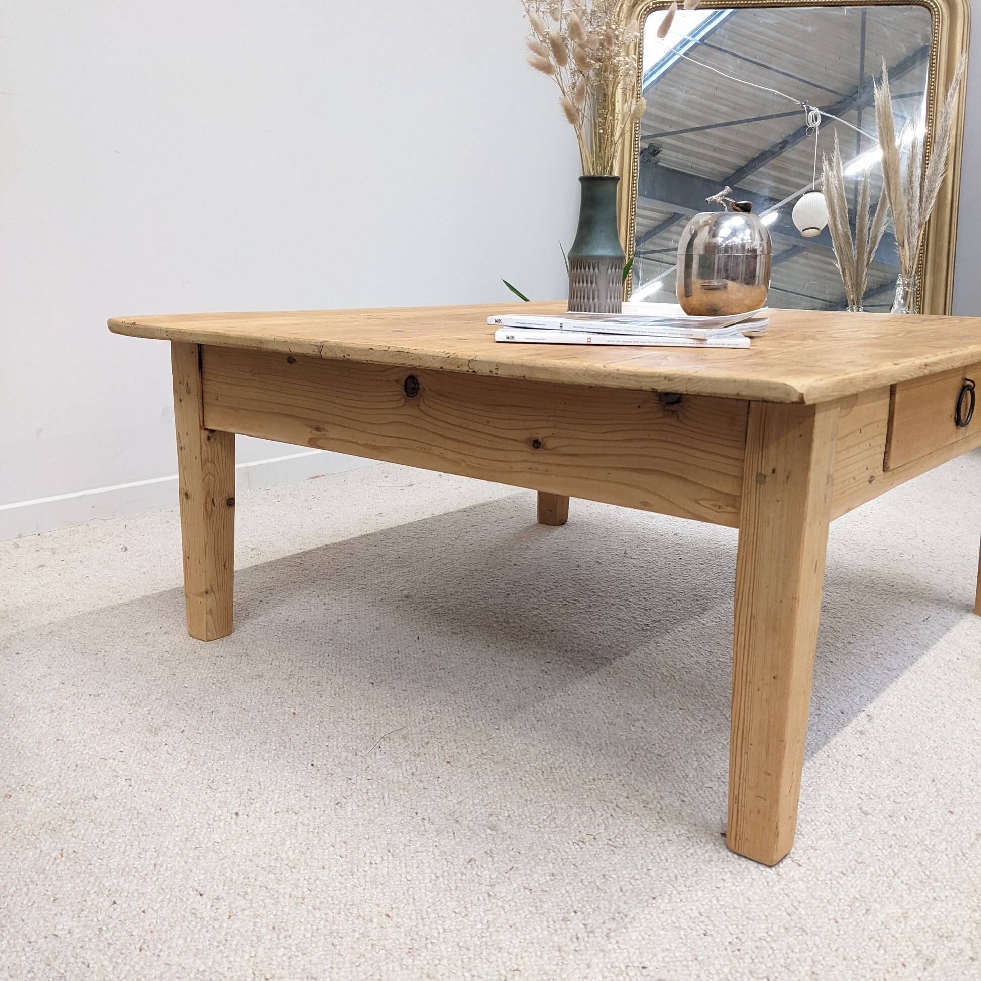 Large vintage coffee table