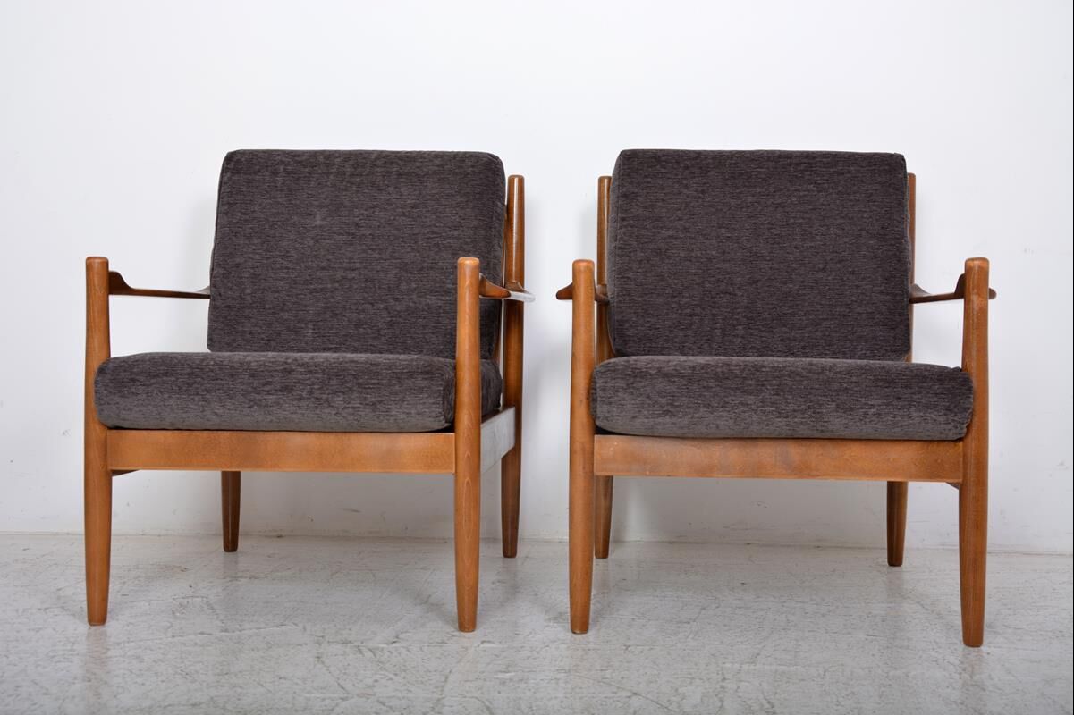 Pair of Scandinavian armchairs, dating from the 50s / 60s