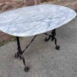 Bistrot table marble and cast iron Parisian café Bistro table vintage bohemian