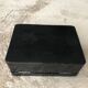 Old black lacquered jewelry box/box with gold Asian décor