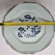 Set of 6 decorative French porcelain plates, floral and traditional designs, 25 cm