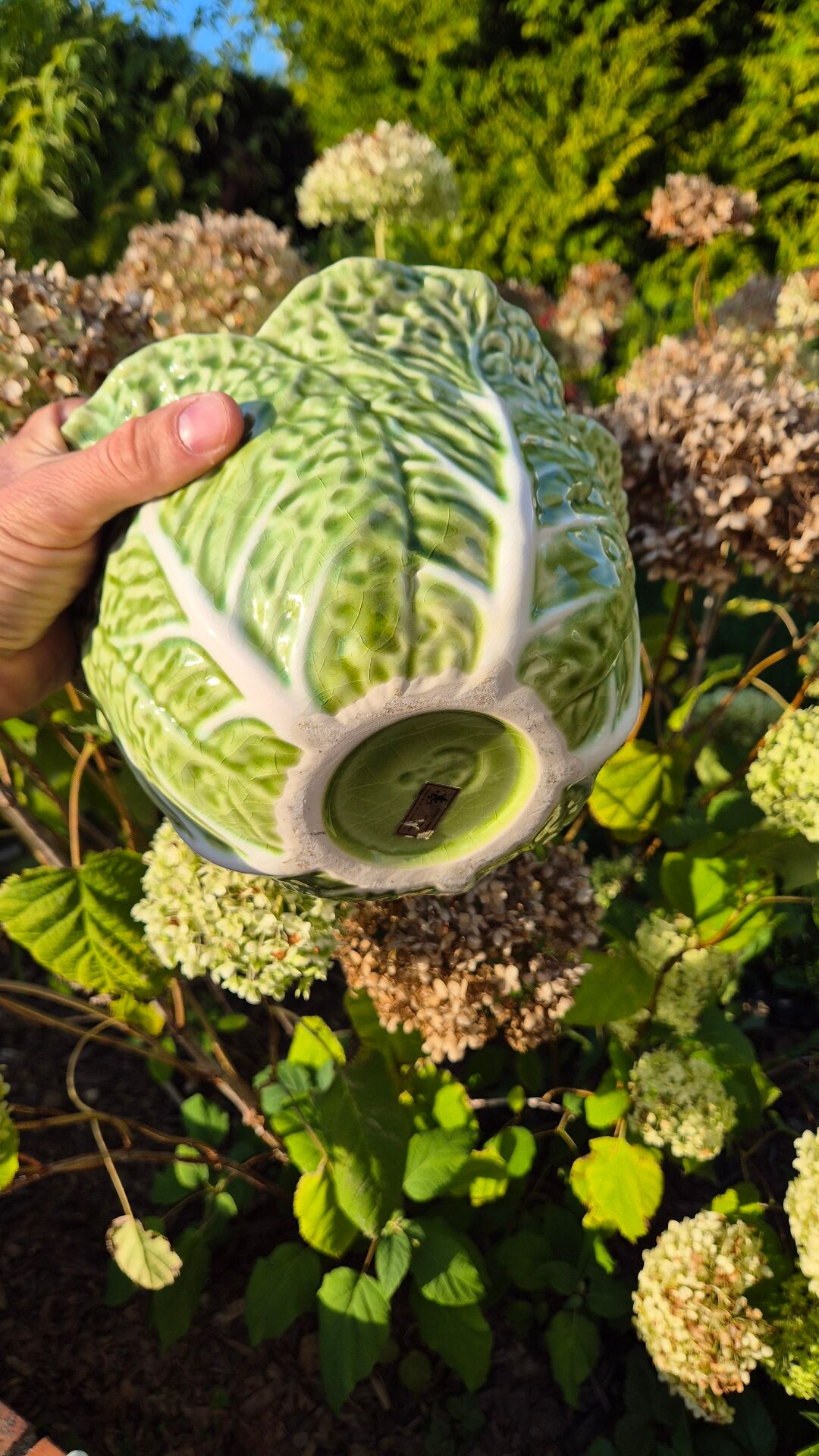 soupière chou vert avec louche