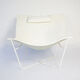 David Weeks for Habitat Semana White Leather Sling Chair