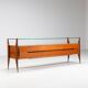 Buffet italien en noyer G. Cecchini e C. Cantu Italie 1950
