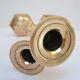 Pair of solid brass candle holders neo classic vintage style