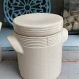 Glazed earth pot