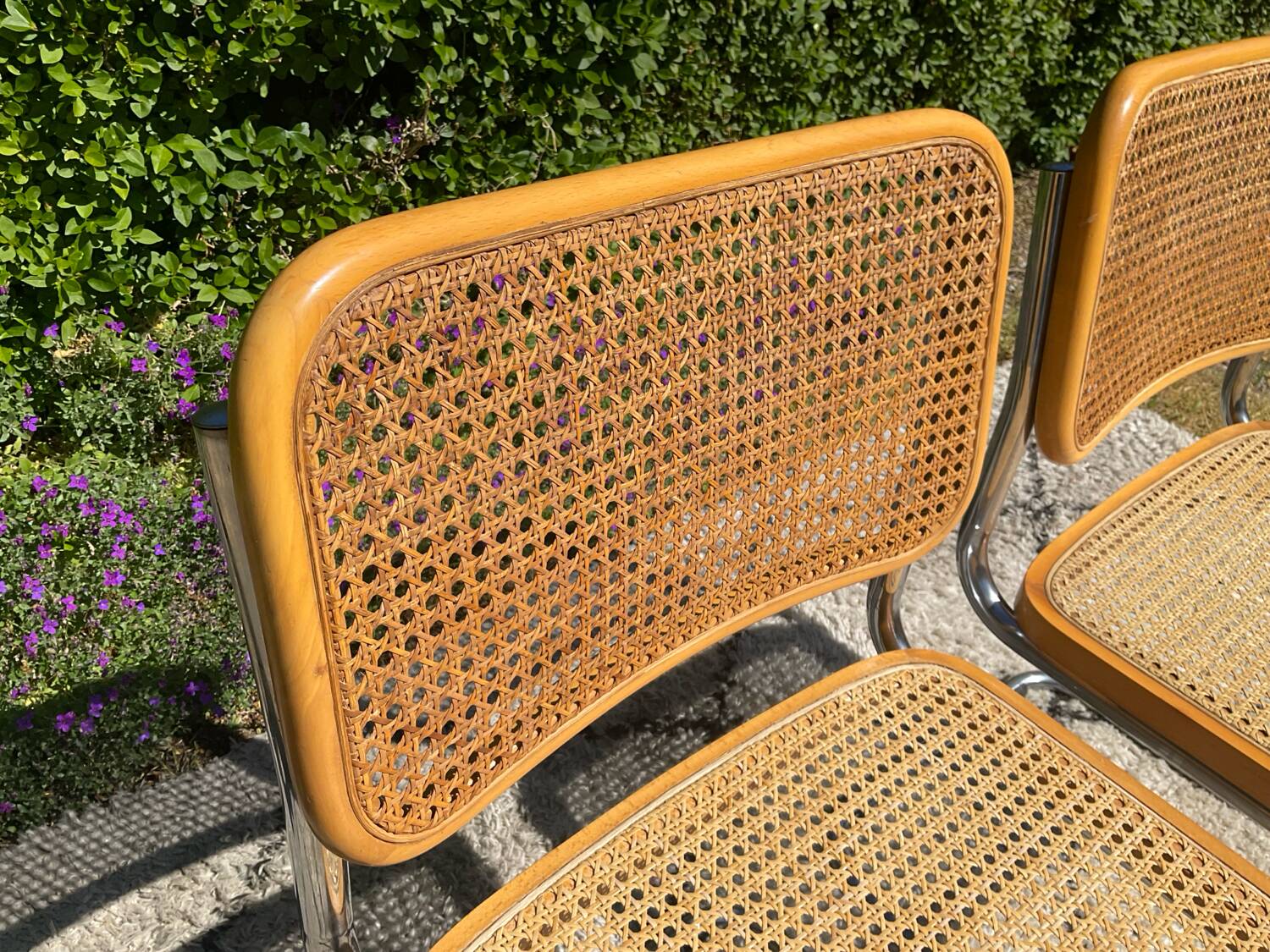 Paire de chaises Marcel Breuer Cesca B32